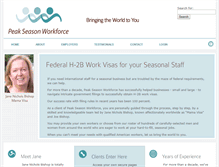 Tablet Screenshot of peakseasonworkforce.com